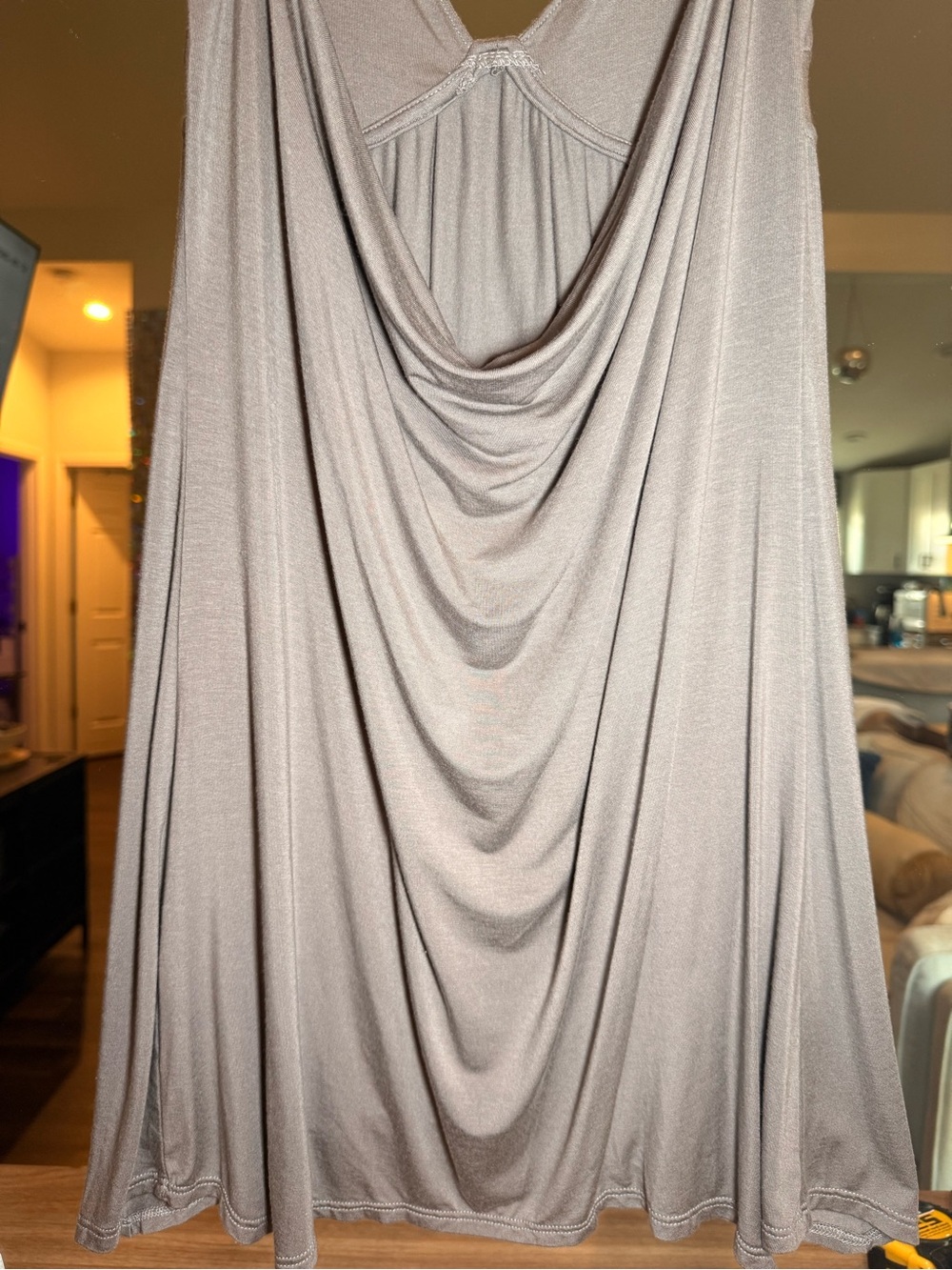 Joah Brown NWOT Cowl Back Mini Dress Shadow - Picture 12 of 13